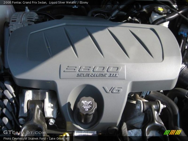Liquid Silver Metallic / Ebony 2008 Pontiac Grand Prix Sedan