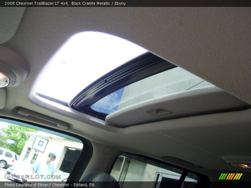 Black Granite Metallic / Ebony 2008 Chevrolet TrailBlazer LT 4x4