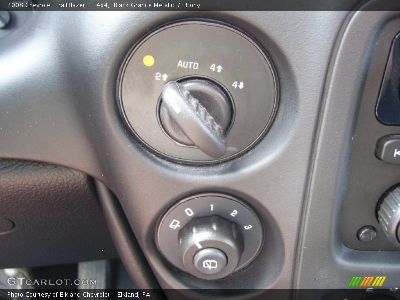 Black Granite Metallic / Ebony 2008 Chevrolet TrailBlazer LT 4x4