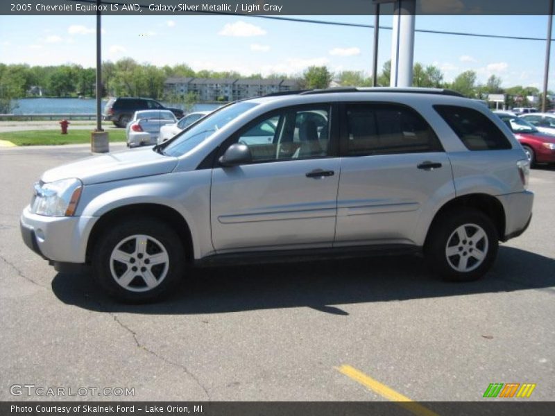 Galaxy Silver Metallic / Light Gray 2005 Chevrolet Equinox LS AWD
