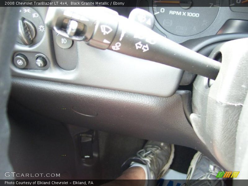 Black Granite Metallic / Ebony 2008 Chevrolet TrailBlazer LT 4x4