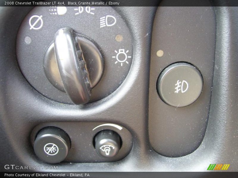 Black Granite Metallic / Ebony 2008 Chevrolet TrailBlazer LT 4x4