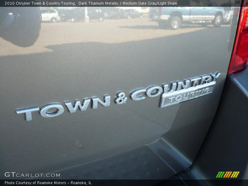 Dark Titanium Metallic / Medium Slate Gray/Light Shale 2010 Chrysler Town & Country Touring