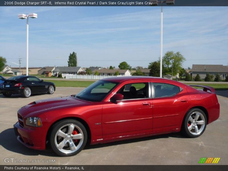 Inferno Red Crystal Pearl / Dark Slate Gray/Light Slate Gray 2006 Dodge Charger SRT-8