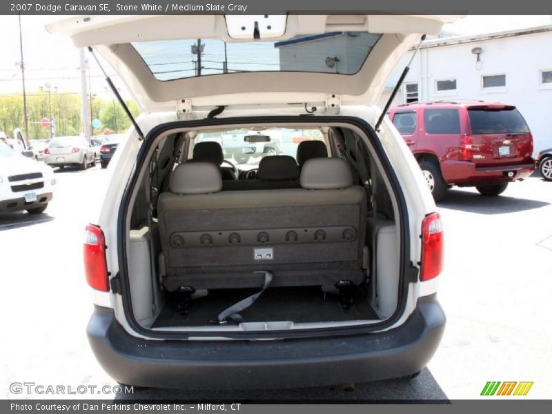 Stone White / Medium Slate Gray 2007 Dodge Caravan SE