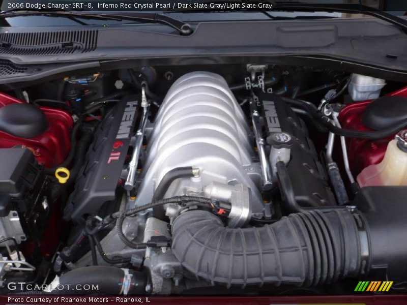 Inferno Red Crystal Pearl / Dark Slate Gray/Light Slate Gray 2006 Dodge Charger SRT-8