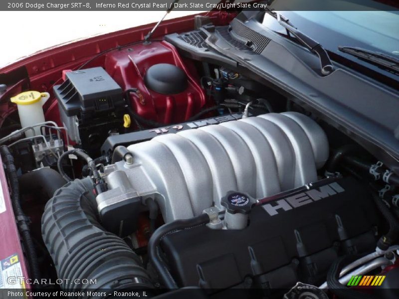Inferno Red Crystal Pearl / Dark Slate Gray/Light Slate Gray 2006 Dodge Charger SRT-8