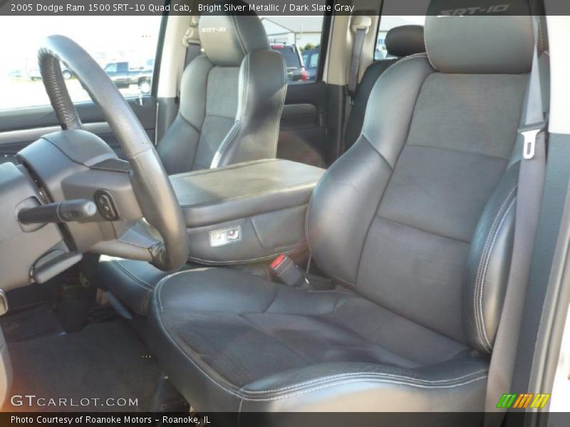 Bright Silver Metallic / Dark Slate Gray 2005 Dodge Ram 1500 SRT-10 Quad Cab