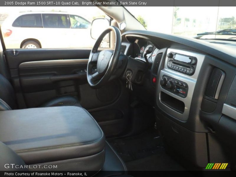 Bright Silver Metallic / Dark Slate Gray 2005 Dodge Ram 1500 SRT-10 Quad Cab