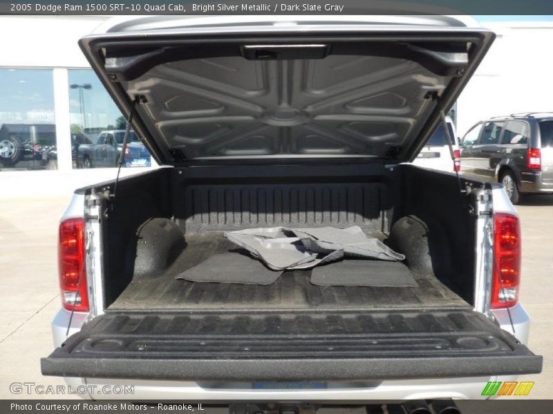 Bright Silver Metallic / Dark Slate Gray 2005 Dodge Ram 1500 SRT-10 Quad Cab