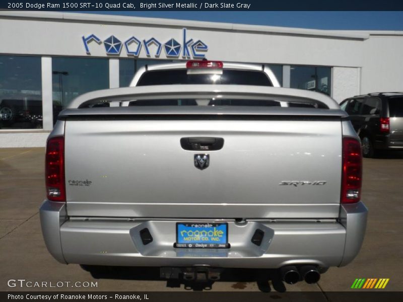 Bright Silver Metallic / Dark Slate Gray 2005 Dodge Ram 1500 SRT-10 Quad Cab