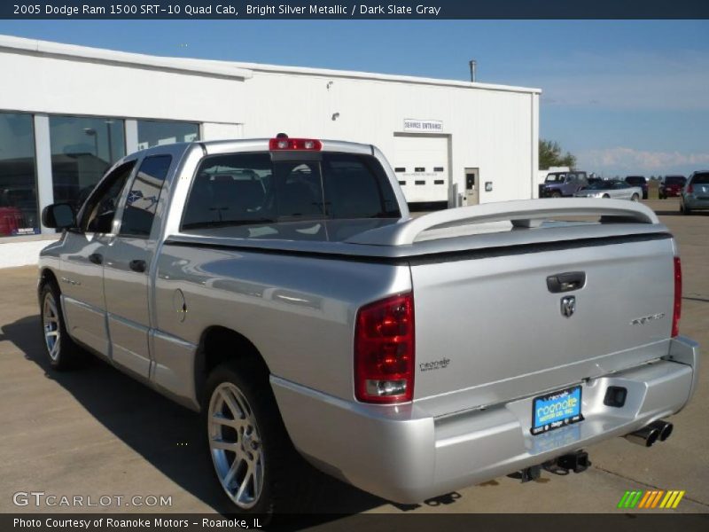 Bright Silver Metallic / Dark Slate Gray 2005 Dodge Ram 1500 SRT-10 Quad Cab