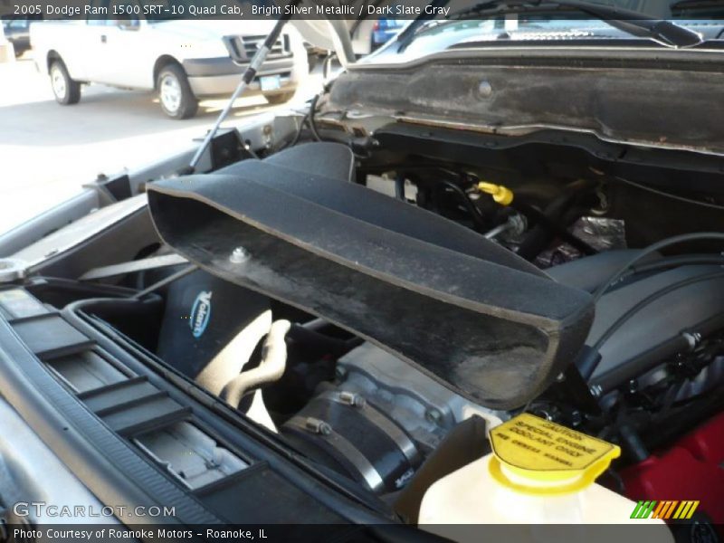 Bright Silver Metallic / Dark Slate Gray 2005 Dodge Ram 1500 SRT-10 Quad Cab
