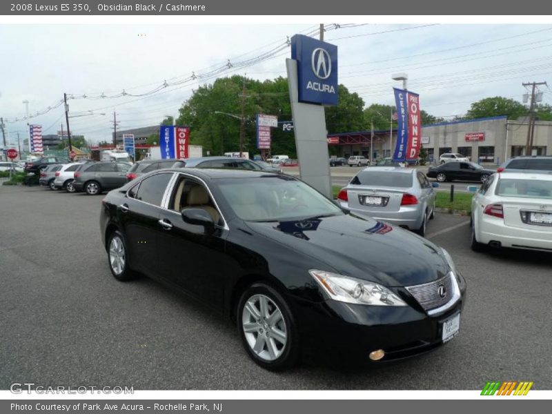 Obsidian Black / Cashmere 2008 Lexus ES 350