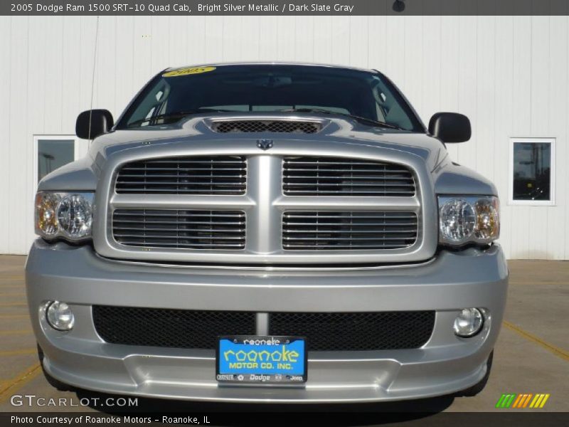 Bright Silver Metallic / Dark Slate Gray 2005 Dodge Ram 1500 SRT-10 Quad Cab