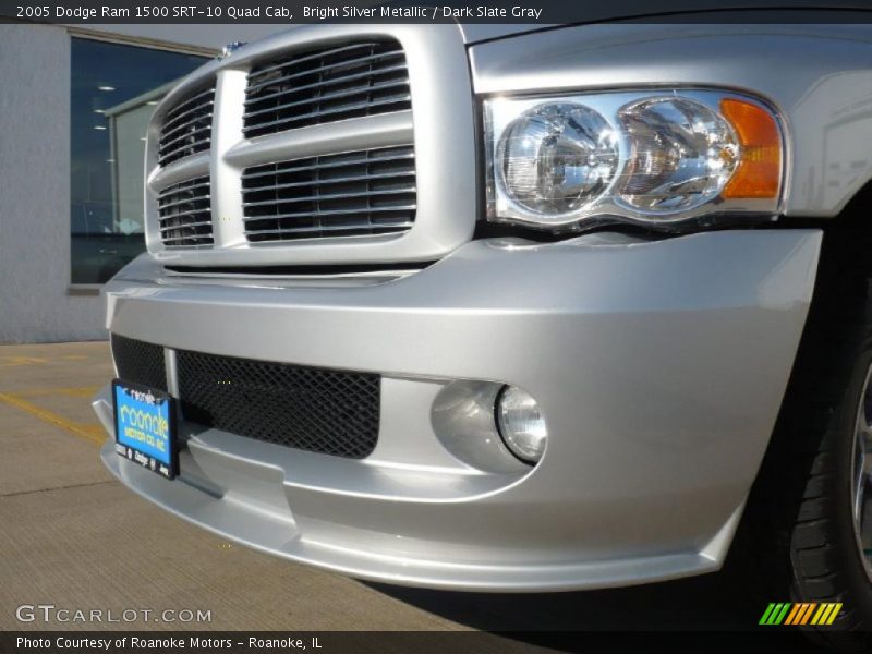 Bright Silver Metallic / Dark Slate Gray 2005 Dodge Ram 1500 SRT-10 Quad Cab