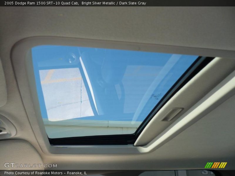 Bright Silver Metallic / Dark Slate Gray 2005 Dodge Ram 1500 SRT-10 Quad Cab
