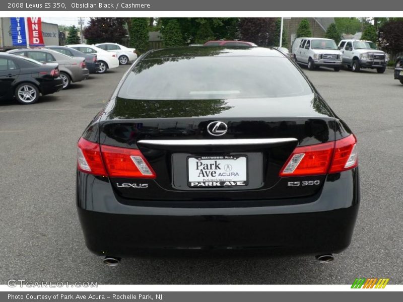 Obsidian Black / Cashmere 2008 Lexus ES 350