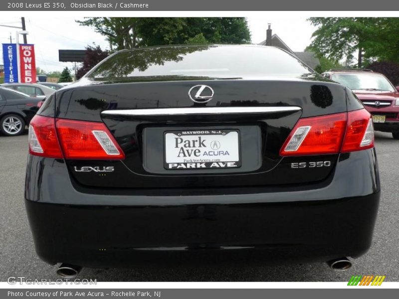 Obsidian Black / Cashmere 2008 Lexus ES 350