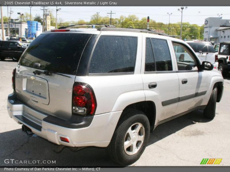 Silverstone Metallic / Light Gray 2005 Chevrolet TrailBlazer LS 4x4