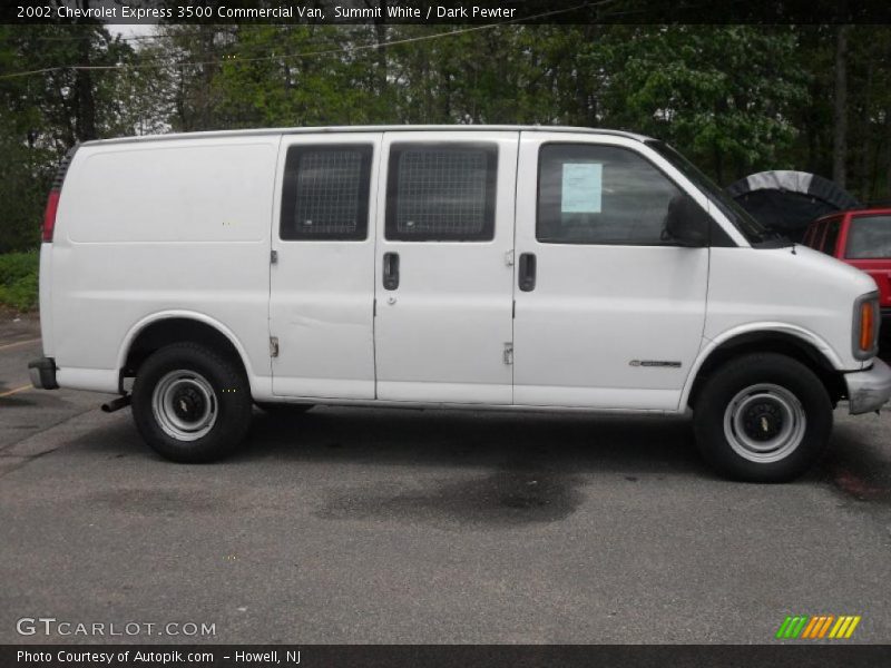 Summit White / Dark Pewter 2002 Chevrolet Express 3500 Commercial Van