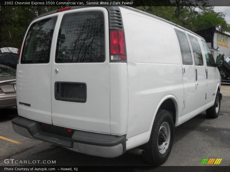 Summit White / Dark Pewter 2002 Chevrolet Express 3500 Commercial Van