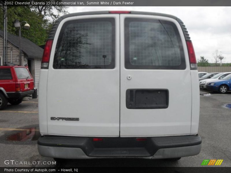 Summit White / Dark Pewter 2002 Chevrolet Express 3500 Commercial Van