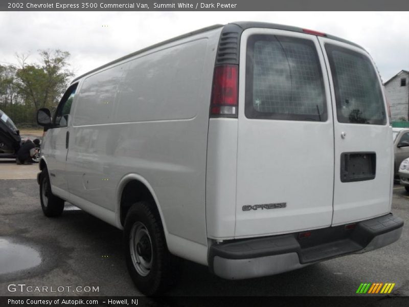 Summit White / Dark Pewter 2002 Chevrolet Express 3500 Commercial Van