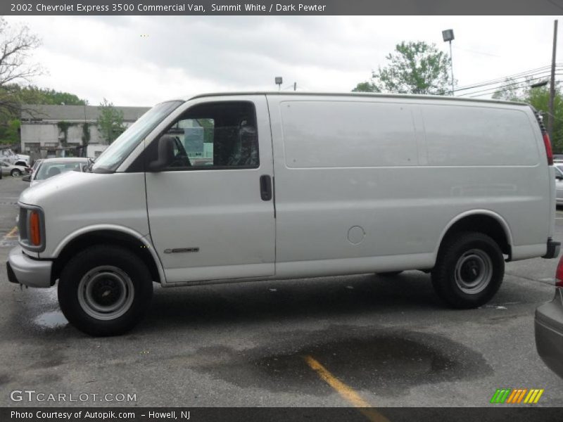 Summit White / Dark Pewter 2002 Chevrolet Express 3500 Commercial Van