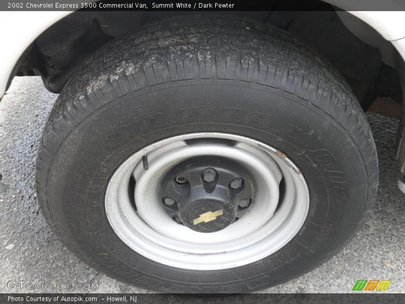 Summit White / Dark Pewter 2002 Chevrolet Express 3500 Commercial Van
