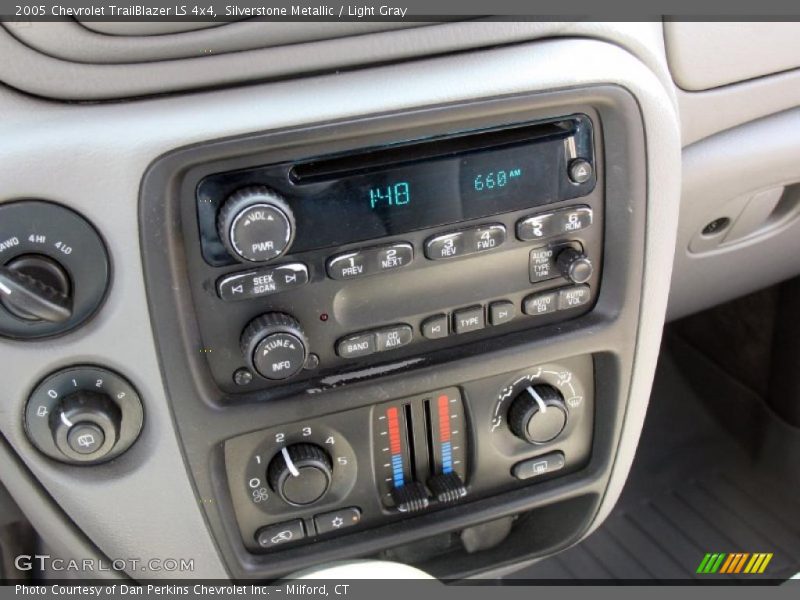 Silverstone Metallic / Light Gray 2005 Chevrolet TrailBlazer LS 4x4