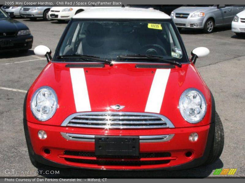 Chili Red / Space Grey/Panther Black 2005 Mini Cooper Hardtop
