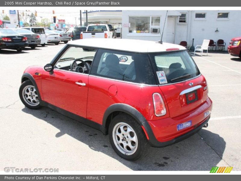 Chili Red / Space Grey/Panther Black 2005 Mini Cooper Hardtop