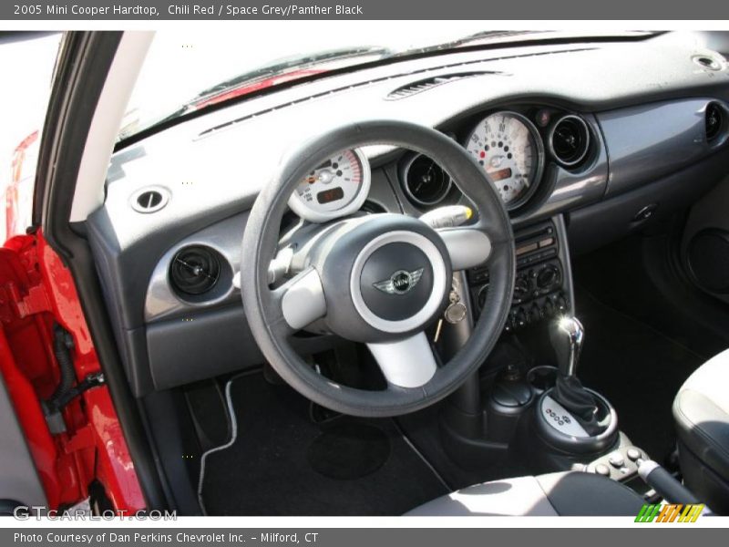 Chili Red / Space Grey/Panther Black 2005 Mini Cooper Hardtop