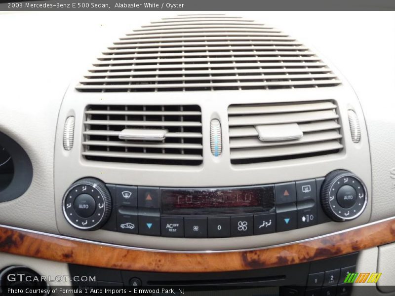 Alabaster White / Oyster 2003 Mercedes-Benz E 500 Sedan