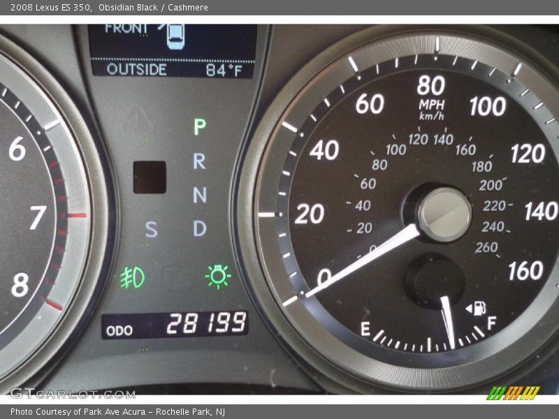 Obsidian Black / Cashmere 2008 Lexus ES 350