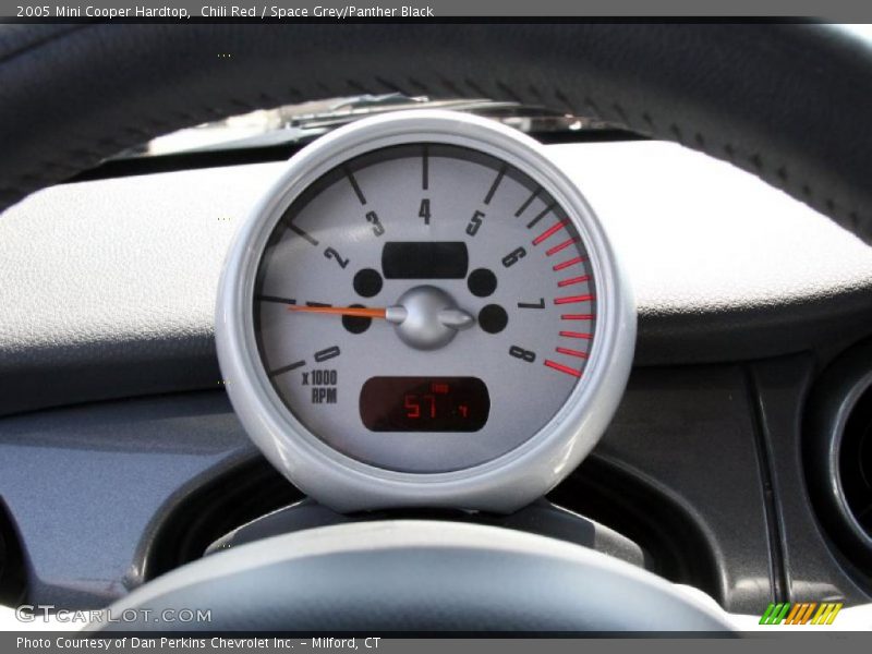 Chili Red / Space Grey/Panther Black 2005 Mini Cooper Hardtop