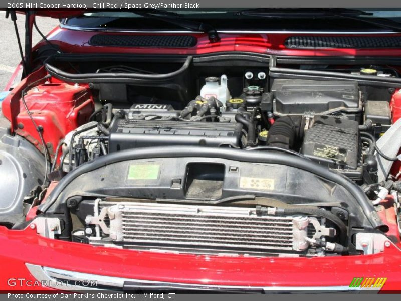 Chili Red / Space Grey/Panther Black 2005 Mini Cooper Hardtop