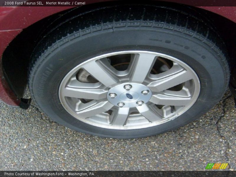 Merlot Metallic / Camel 2008 Ford Taurus SEL