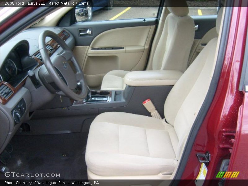 Merlot Metallic / Camel 2008 Ford Taurus SEL