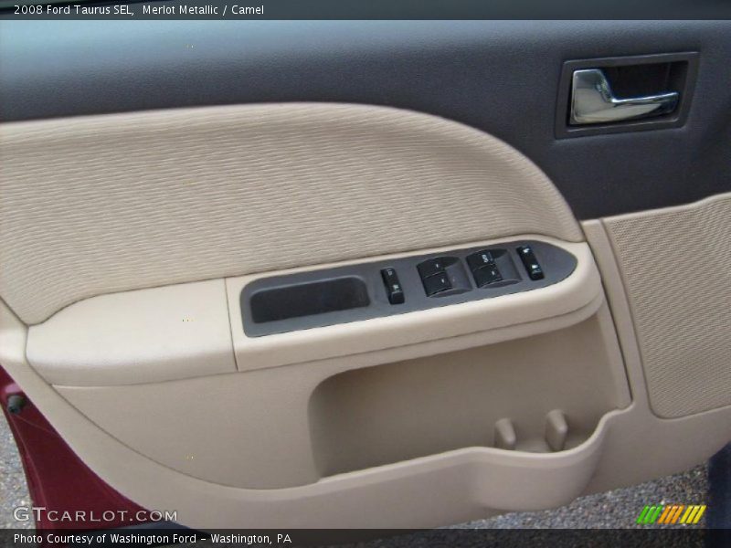 Merlot Metallic / Camel 2008 Ford Taurus SEL