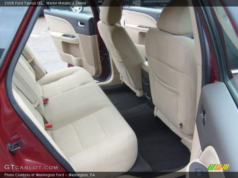 Merlot Metallic / Camel 2008 Ford Taurus SEL