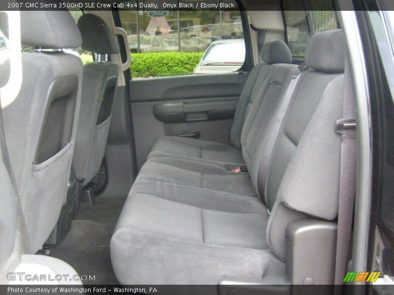Onyx Black / Ebony Black 2007 GMC Sierra 3500HD SLE Crew Cab 4x4 Dually