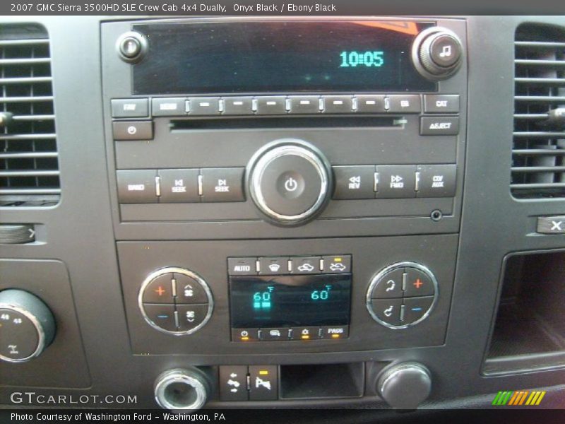 Onyx Black / Ebony Black 2007 GMC Sierra 3500HD SLE Crew Cab 4x4 Dually