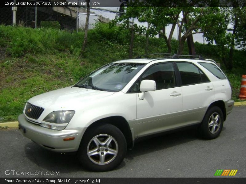 Golden White Pearl / Ivory 1999 Lexus RX 300 AWD