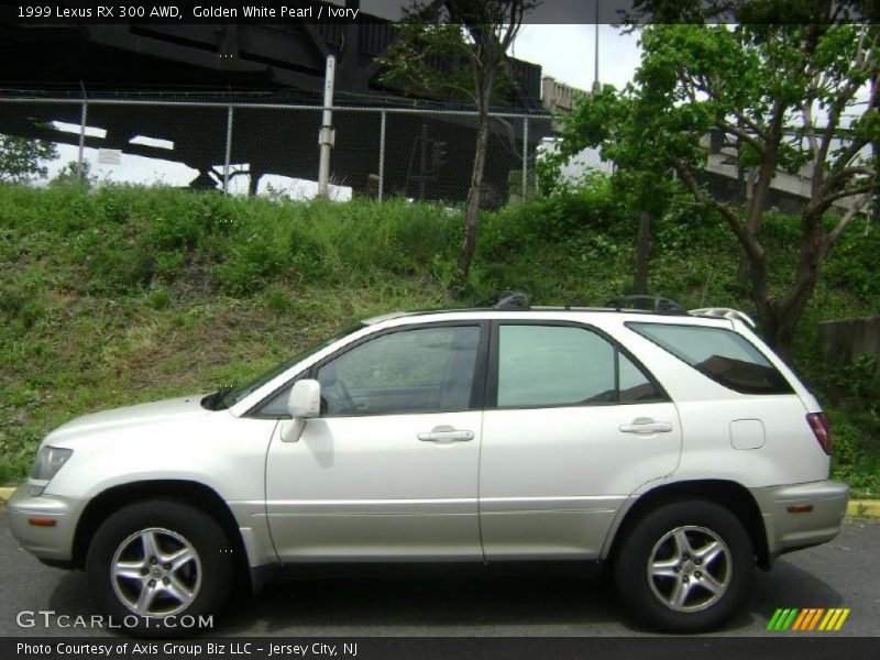 Golden White Pearl / Ivory 1999 Lexus RX 300 AWD