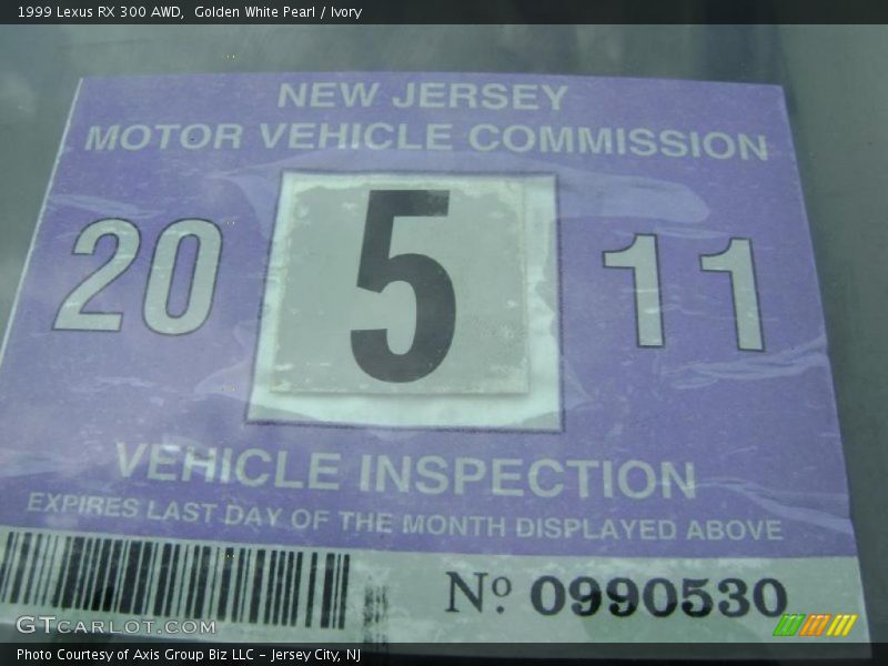 Golden White Pearl / Ivory 1999 Lexus RX 300 AWD