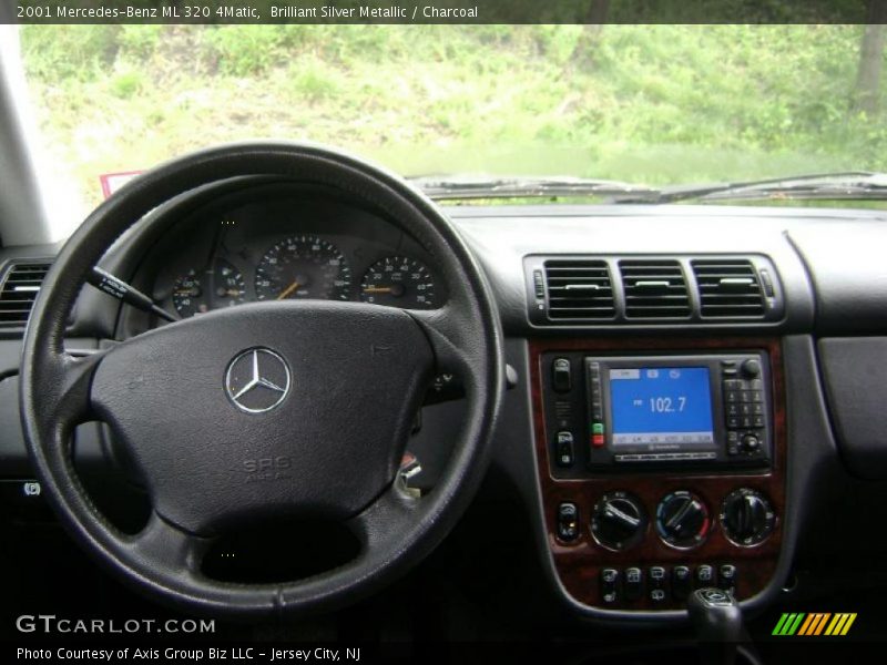 Brilliant Silver Metallic / Charcoal 2001 Mercedes-Benz ML 320 4Matic