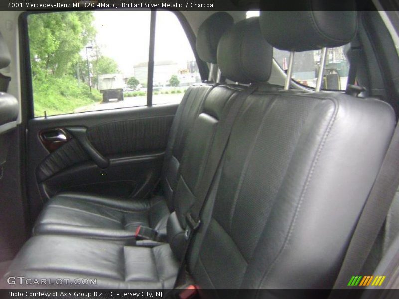 Brilliant Silver Metallic / Charcoal 2001 Mercedes-Benz ML 320 4Matic