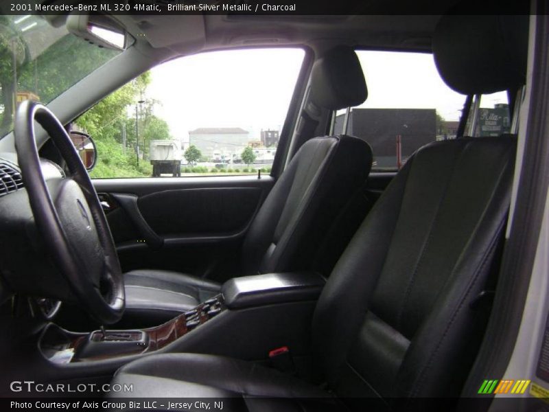 Brilliant Silver Metallic / Charcoal 2001 Mercedes-Benz ML 320 4Matic